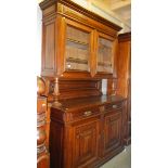 A good quality oak dresser.