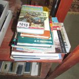 A selection of historical and aviation reference books including Kermode 'Flight Without Formulae'.