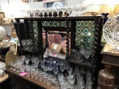 A large quantity of drinking glass sets including 'Gote De Rhone' boxed wine glasses and baby cham