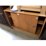 A small sliding door cabinet