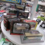 A quantity of boxed die cast including EFE, Corgi Original Omnibus, Yesteryear etc.