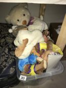 A quantity of cuddly toys