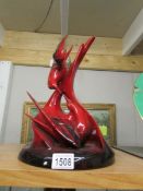 A Doulton Flambe' 'Images of Fire' birds figure,