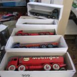 6 Type 2 Dinky Foden's including tanker, chain lorry and wagons.