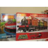 2 Hornby '00' train sets, "1215 and R1179 (Junior Express train and Santa's Express).