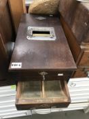 A vintage wooden till (Bell mechanism not working)