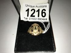 A 10ct/5.1 gold U.S.A college ring, size R.