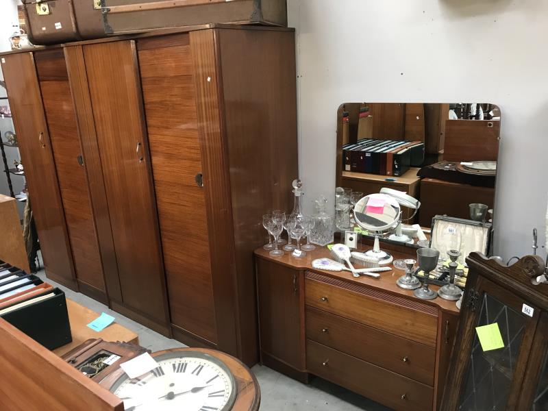 A 1960/70's Austinsuite 3 piece bedroom suite