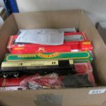 A quantity of boxed and unboxed Hornby rolling stock including GNER restaurant car etc.