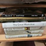 A good lot of art related books including 'The Art of Small Things'.