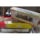 4 boxed Hornby '00' gauge locomotives - R2210, R2527, R310, R3333 and an R6369 breakdown crane.