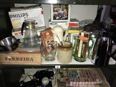 A shelf of kitchenalia