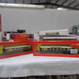 Approximately 21 Triang 00/HO Pullman carriages.