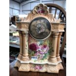 An old china clock