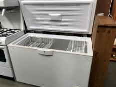 A Beko chest freezer