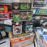 3 boxed Star Wars Return of the Jedi items including Speeder bike and planet of the apes.