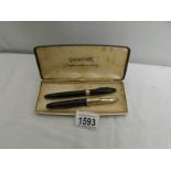 2 Sheaffer fountain pens.