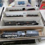 10 Hornby Triang '00' gauge locomotives and tenders.