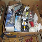 A mixed lot of collector's mugs, model cars etc including Formula 1, Universal Hobbies etc.