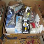 A mixed lot of collector's mugs, model cars etc including Formula 1, Universal Hobbies etc.