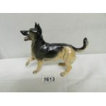 A Beswick German Shepherd dog.