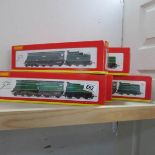 5 boxed Hornby locomotives - R2219, R2218, R2283, R2388 and R2315.