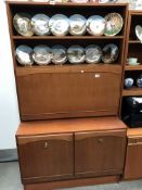 A drinks cabinet display wall unit