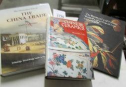 3 books - Chinese Ceramics, The China Trade and Sotheby's Inro and lacquer catalogue.