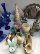 A quantity of Sylvac Hornsea & Bretby pottery items