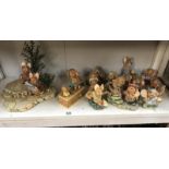 A quantity of Pendelfin Bunnykin figurines,