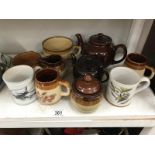 A quantity of pottery including T. G. Green & Denby etc.