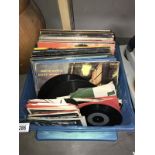 A quantity of LP & 45rpm records