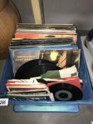 A quantity of LP & 45rpm records