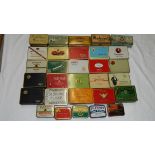 30 tobacco related tins