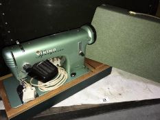 A vintage Viking Husquanna electric sewing machine