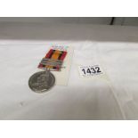 A Queens South Africa medal with ribbon and 3 bars, 85991 Gne M. Geraghty, M.BTY. R.H.A.