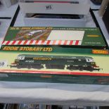 2 Hornby R.2128 and R02433 Eddie Stobart diesel electric locomotives.
