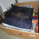 A mixed lot of children's games including Star wars puzzle, Doctor Who game, Star Wars war game,