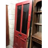 4 old pine doors A/F