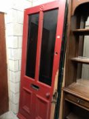 4 old pine doors A/F