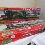 A Hornby '00' R1072 'The Flying Scotsman' train set and R1169 Tornado Pullman express.