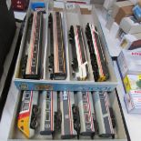 Hornby '00' intercity and APT trains.