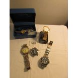 A Rotary wrist watch and 5 others,
