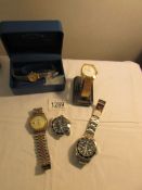 A Rotary wrist watch and 5 others,