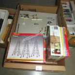A quantity of boxed Hornby pylons etc., including signals.