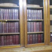 A large quantity of law books.
