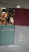 4 books on taxidermy including 'A History of Taxidermy' and 'Artist's in Taxidermy'.