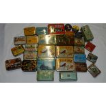 30 tobacco related tins