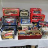 2 boxes of diecast including boxed.