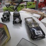 2 Franklin Mint model cars being a 1929 Bentley and a 1993 Rolls Royce together with a Kandytoys